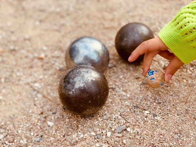 ペタンクを愉しんでます♪